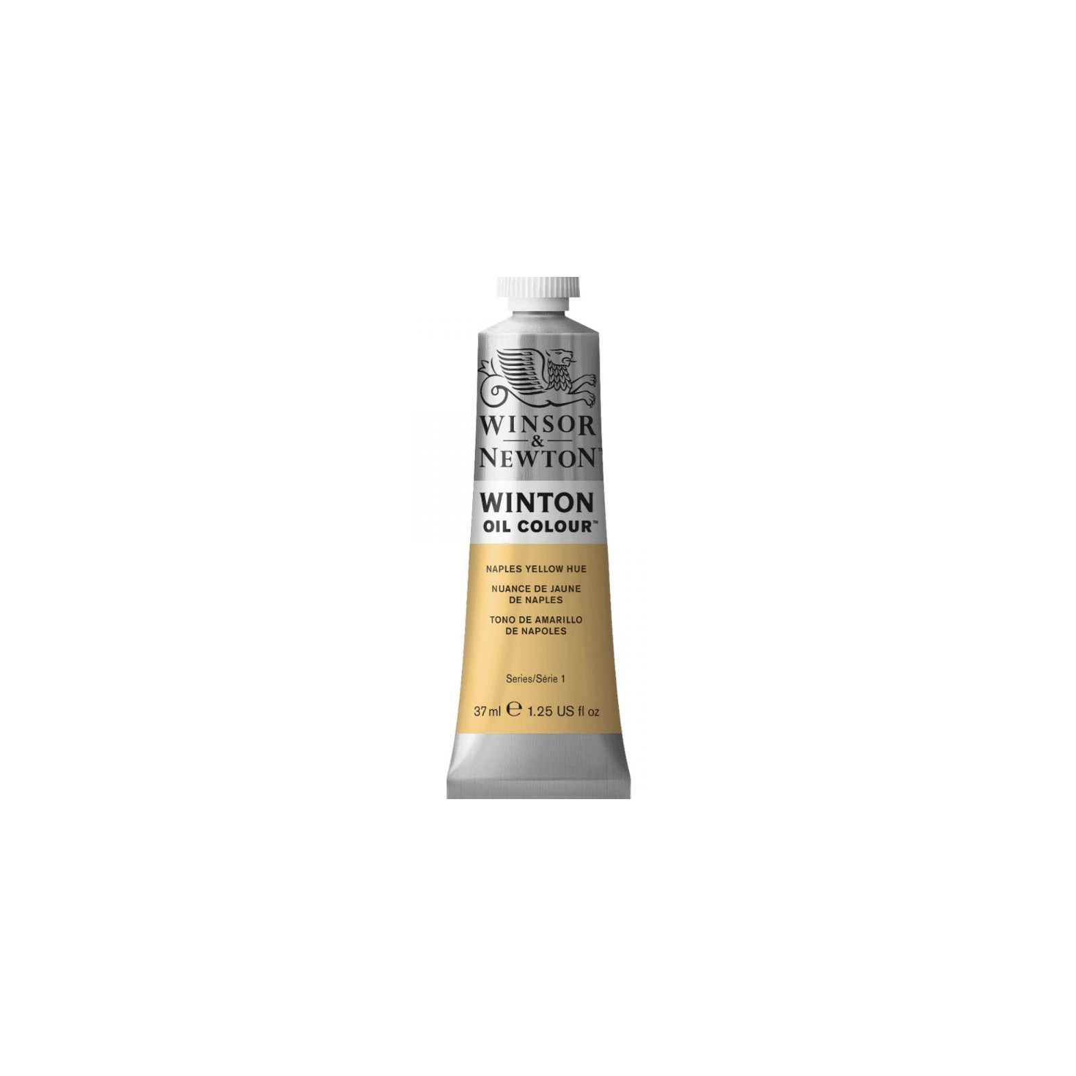 رنگ روغن Naples Yellow Hue وینزور 37 میل سری Winton