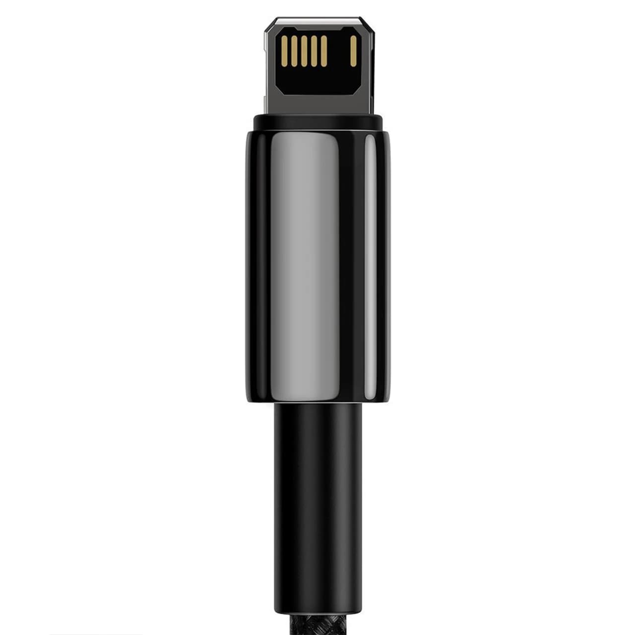 کابل تبدیل USB به لایتینیگ بیسوس مدل CALWJ طول 2 متر توان 2.4 آمپر — تصویر ۵