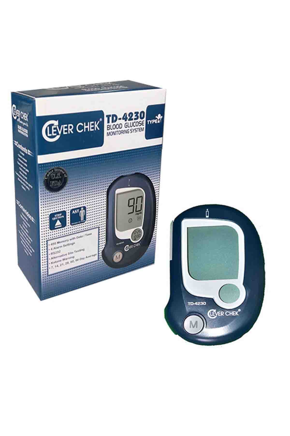 دستگاه تست قند خون کلورچک مدل Clever Chek TD-4230