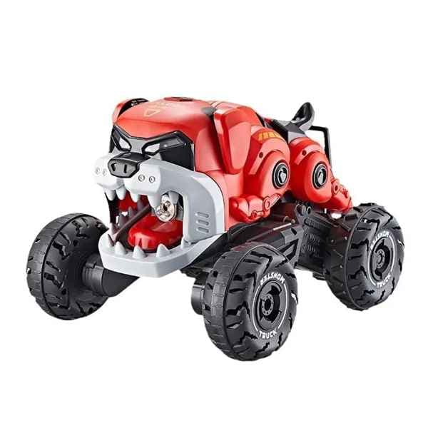 ماشین کنترلی شارژی دودزا طرح سگ بولداگ Bulldog Stunt Spray RC Car GW-103C — تصویر ۳