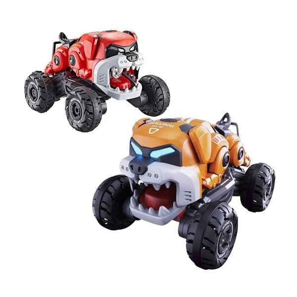 ماشین کنترلی شارژی دودزا طرح سگ بولداگ Bulldog Stunt Spray RC Car GW-103C — تصویر ۲