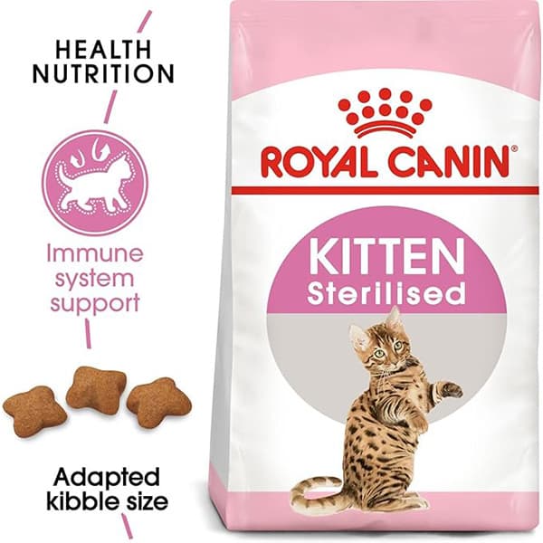 غذای خشک گربه رویال کنین مدل Kitten Sterilised وزن ۴۰۰ گرم — تصویر ۷
