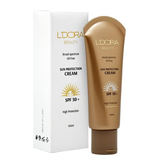 کرم ضد آفتاب بی رنگ و بدون چربی SPF50 لدورا 100 میل