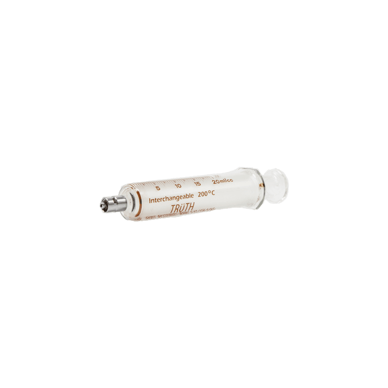 سرنگ لوئرلاک (قفل دار) شیشه ای 20 سی سی ایتالیایی تمام شیشه ای Glass Syringe, Luer Lock 20ml