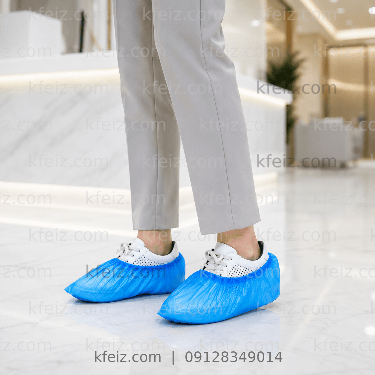 کاور کفش نایلون ضخیم (6 میکرون) بسته 25 جفتی