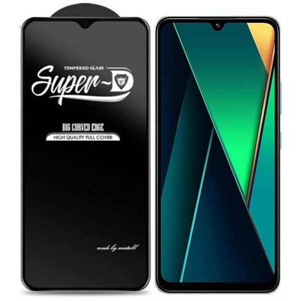 گلس فول گوشی شیائومی پوکو C75 مدل Super D
