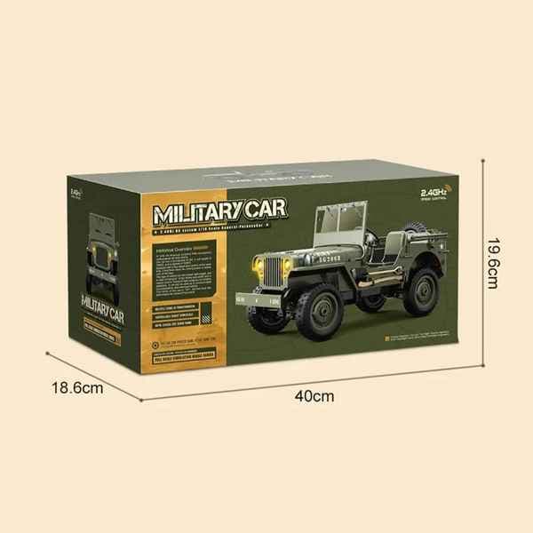 ماشین بازی جیپ ارتشی کنترلی D888-1وMilitary jeep D888 — تصویر ۸