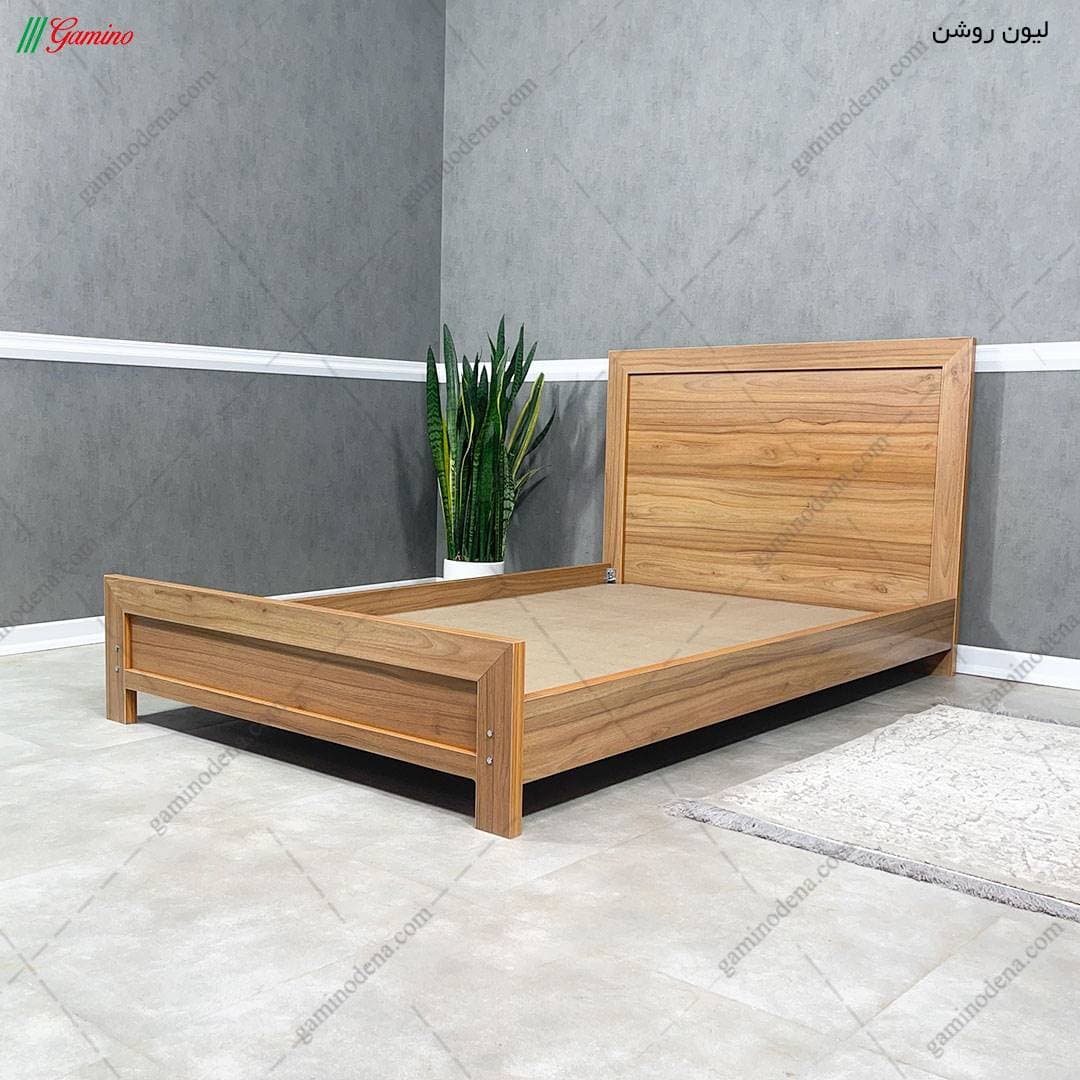 ست تخت خواب و پاتختی ساده و شیک دیاکو — تصویر ۲