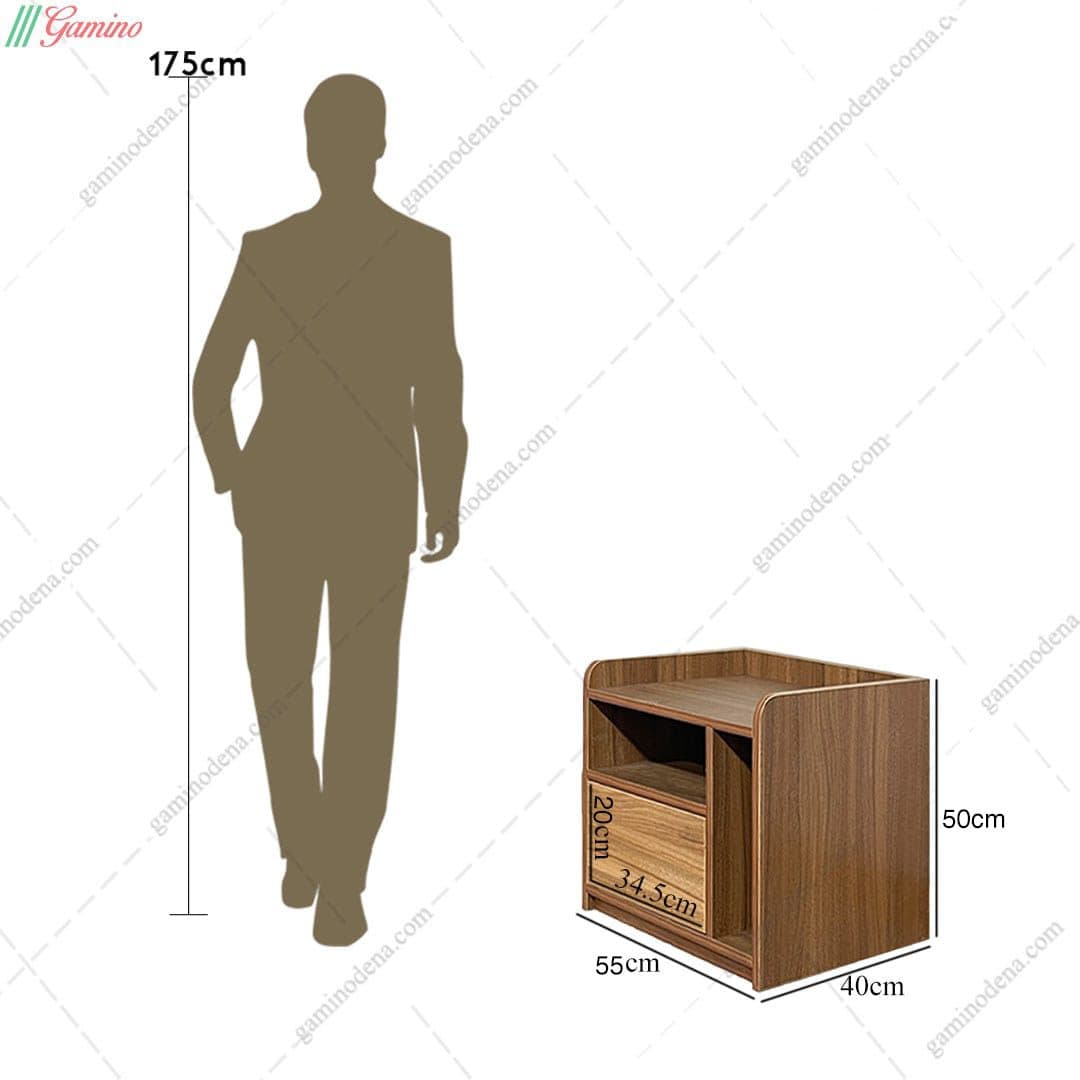ست تخت خواب و پاتختی ساده و شیک دیاکو — تصویر ۸