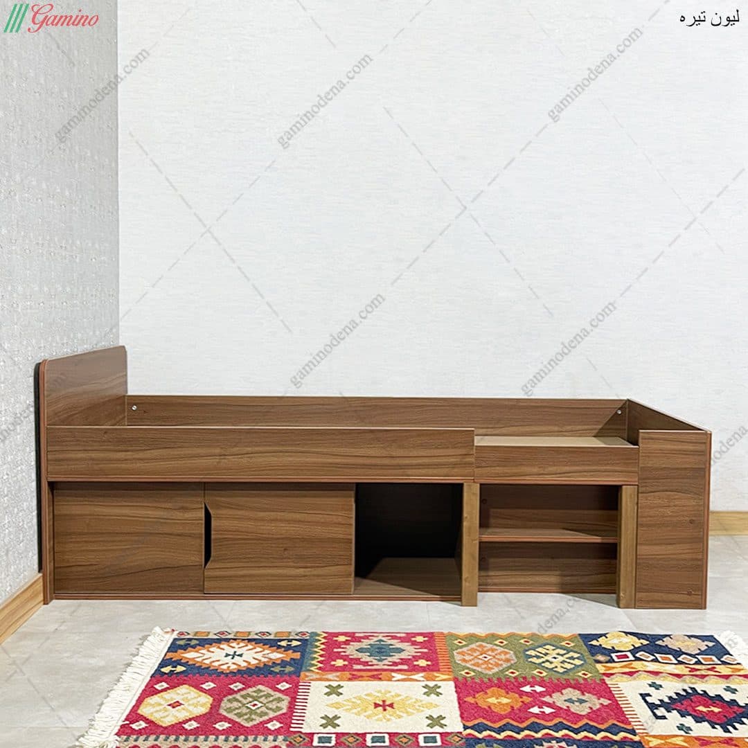 ست تخت خواب و پاتختی کشودار سامان — تصویر ۲