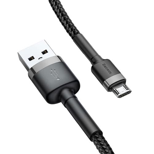 کابل شارژ USB به میکرو USB بیسوس 1 متری کافول — تصویر ۲