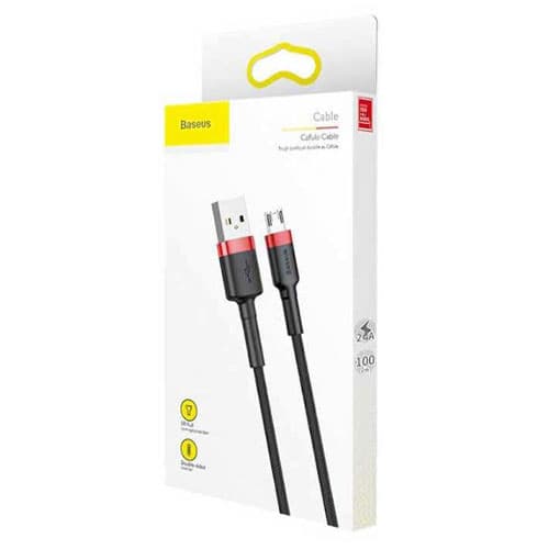 کابل شارژ USB به میکرو USB بیسوس 1 متری کافول — تصویر ۳