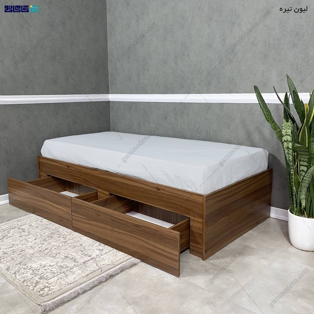 ست تخت خواب و پاتختی آپارتمانی نیلا — تصویر ۳