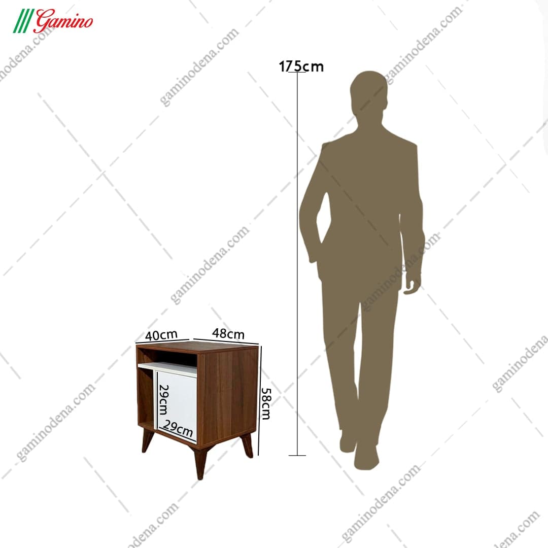 ست تخت خواب و پاتختی آپارتمانی نیلا — تصویر ۷