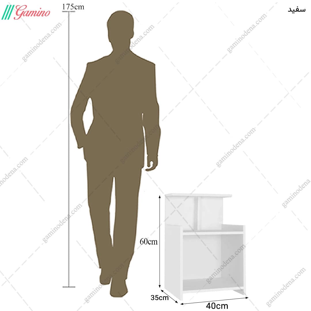 ست تخت خواب و پاتختی آپارتمانی رویا — تصویر ۷