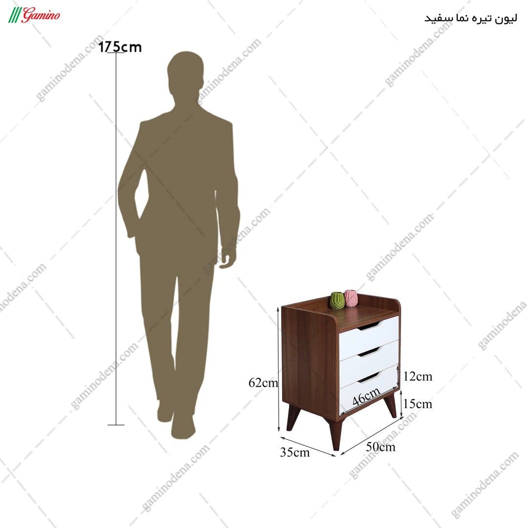 ست تخت خواب و پاتختی مدرن زوشا — تصویر ۶