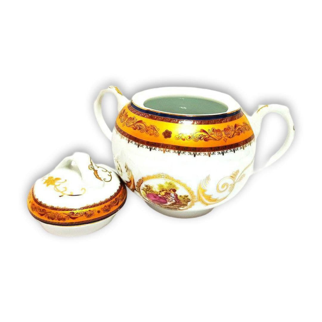 سرویس لمونژ (لیلی و مجنون) مدل قندان گرد دسته دار — تصویر ۶