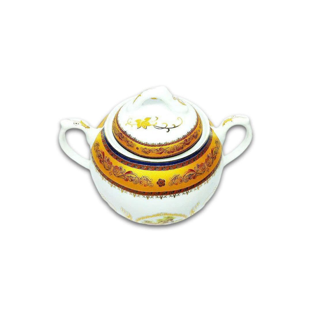 سرویس لمونژ (لیلی و مجنون) مدل قندان گرد دسته دار — تصویر ۴