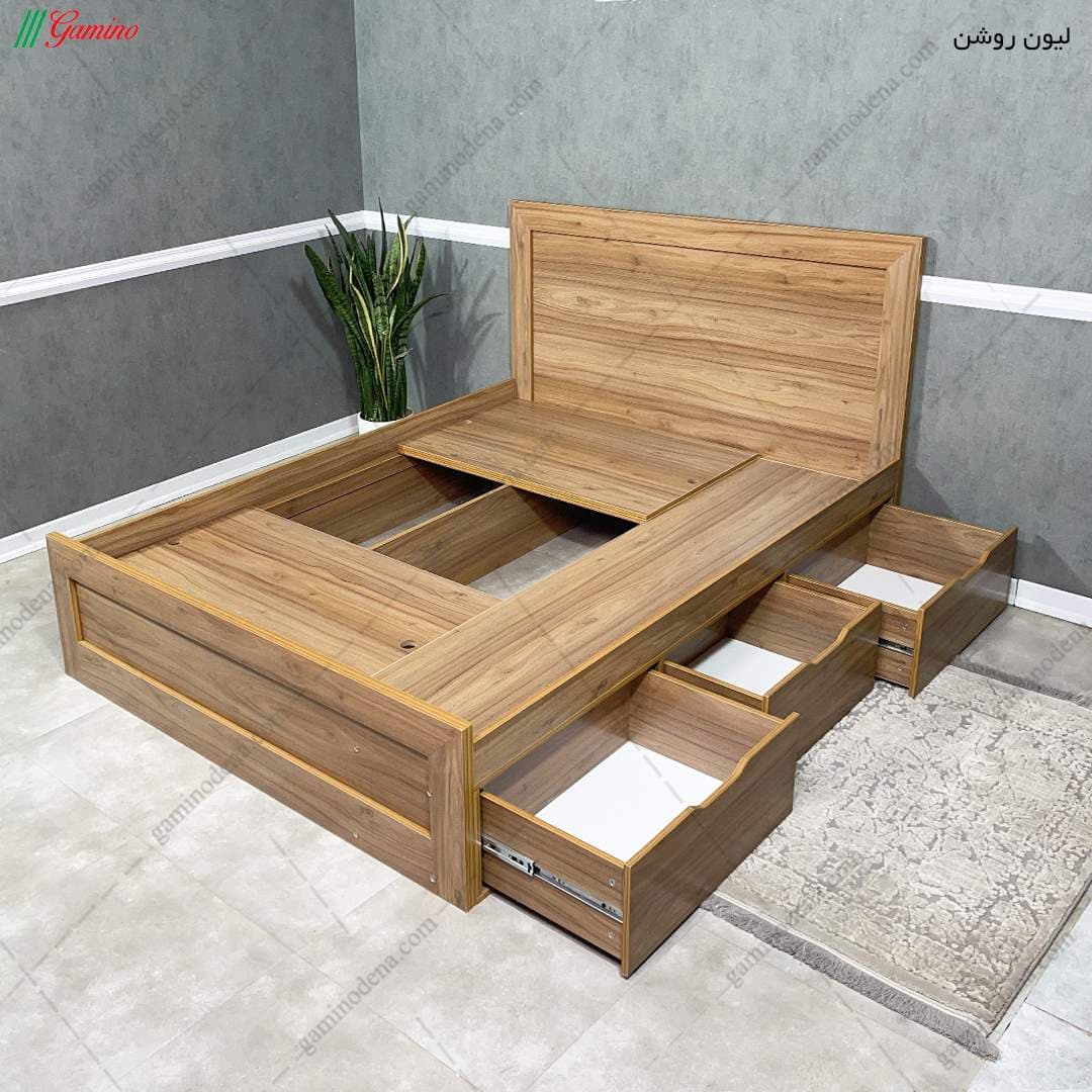 ست تخت خواب و پاتختی مدرن ثریا — تصویر ۲
