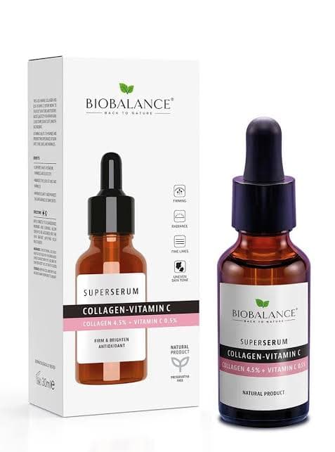 سرم بیو بالانس مدل Collagen-Vitamin C حجم 30 میلی لیتر — تصویر ۲