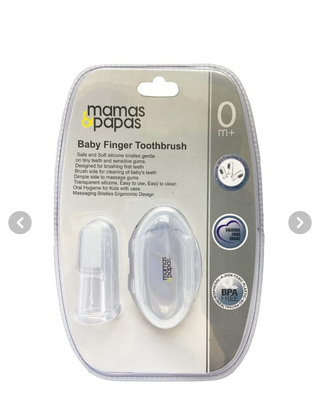 مسواک انگشتی ماماس پاپاس mamas papas — تصویر ۲