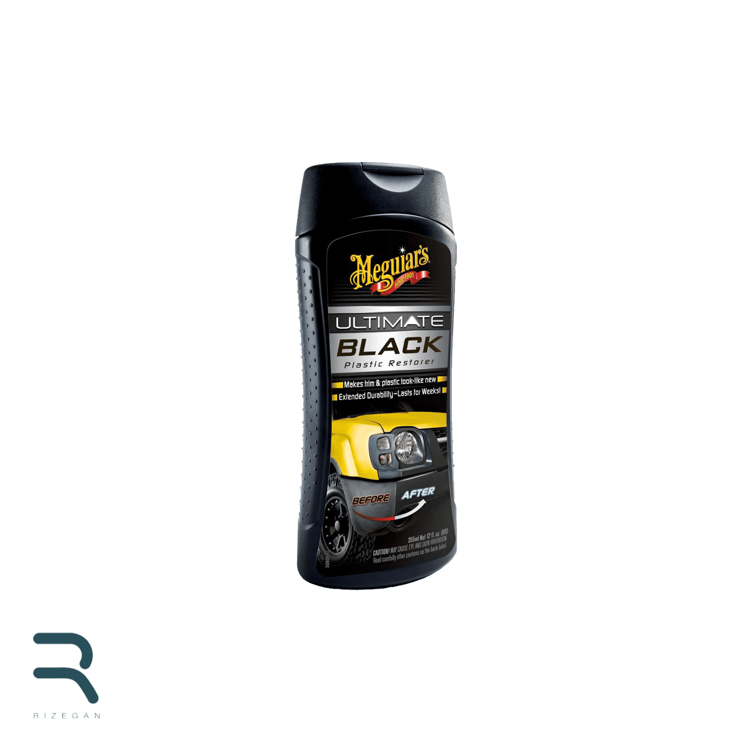 محافظ و بازساز قطعات پلاستیکی مگوایرز حجم 355 میلی لیتری مدل Meguiars Ultimate Black