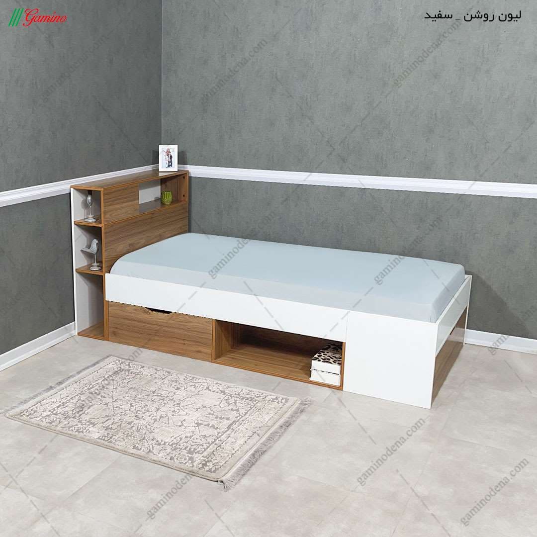 ست تخت خواب و پاتختی آپارتمانی فیروزه — تصویر ۳