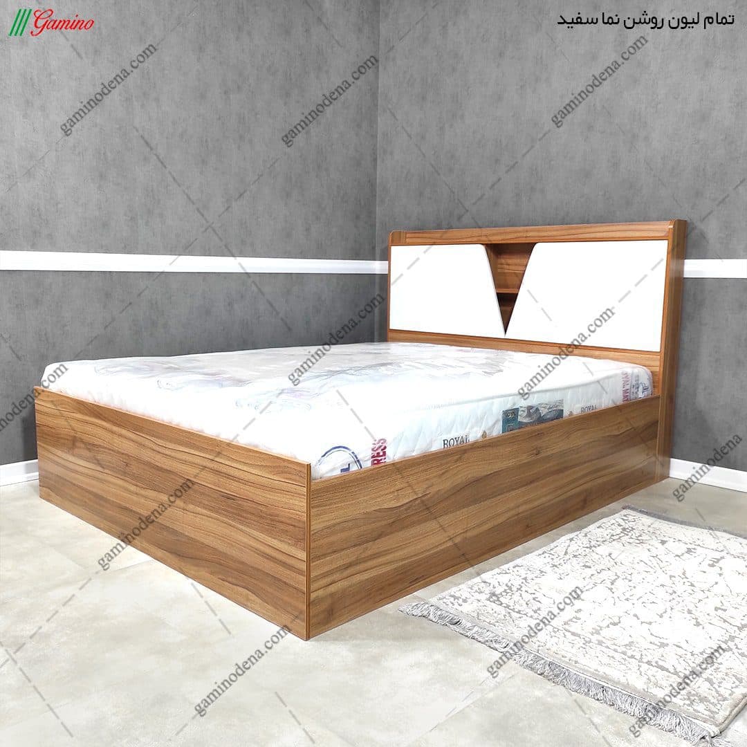 ست تخت خواب و پاتختی مدرن میهن — تصویر ۲