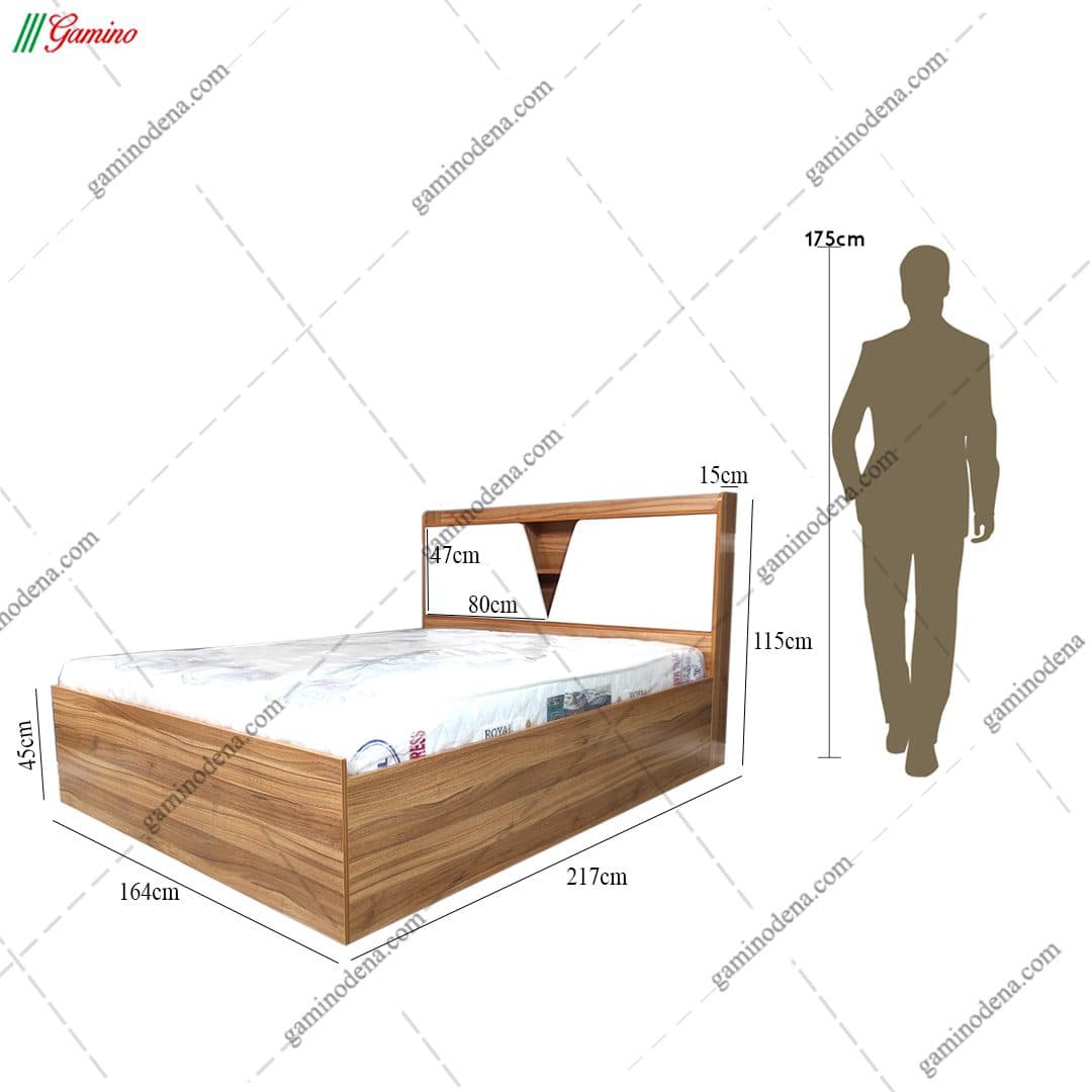ست تخت خواب و پاتختی مدرن میهن — تصویر ۶