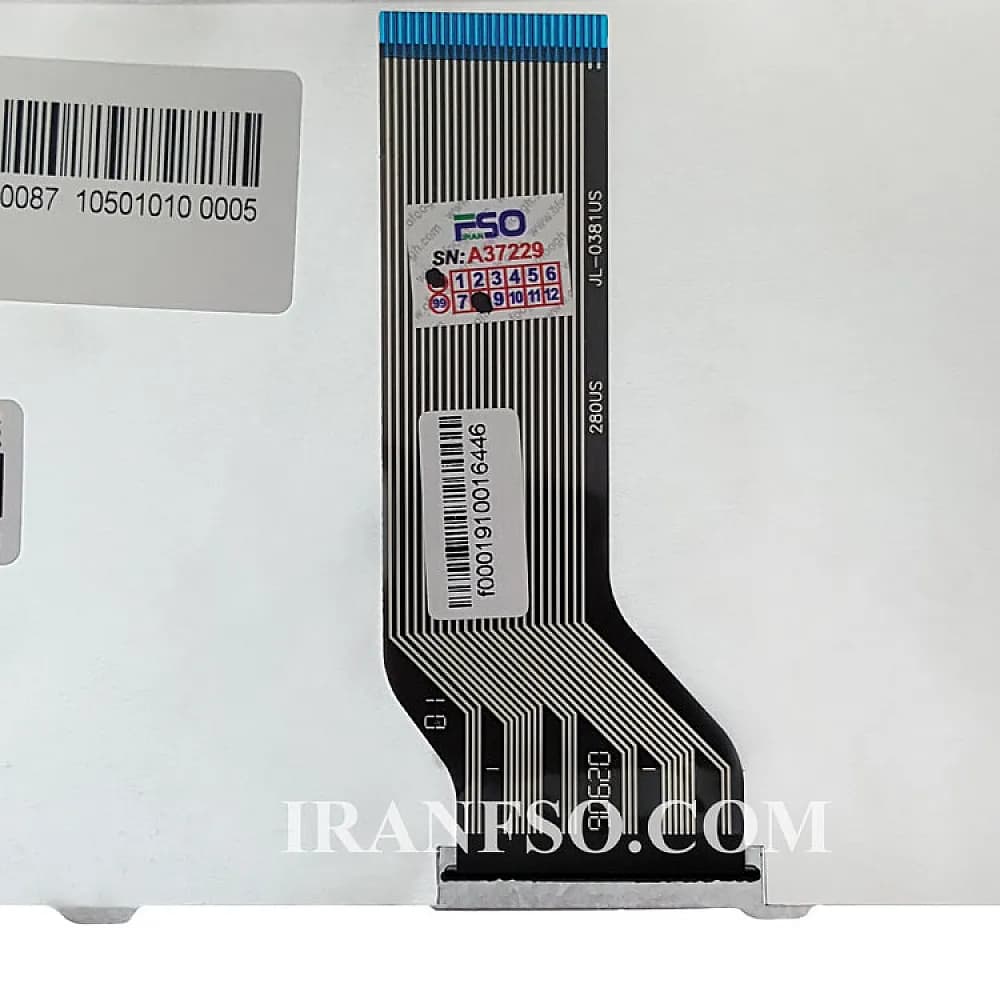 کیبرد کارکرده اورجینال لپ تاپ دل Vostro 1320 مشکی-اینترکوچک — تصویر ۳