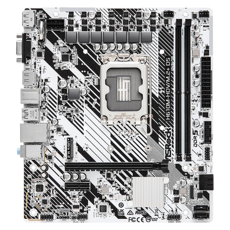 مادربرد ازراک H610M HDV M2 D5 asrock