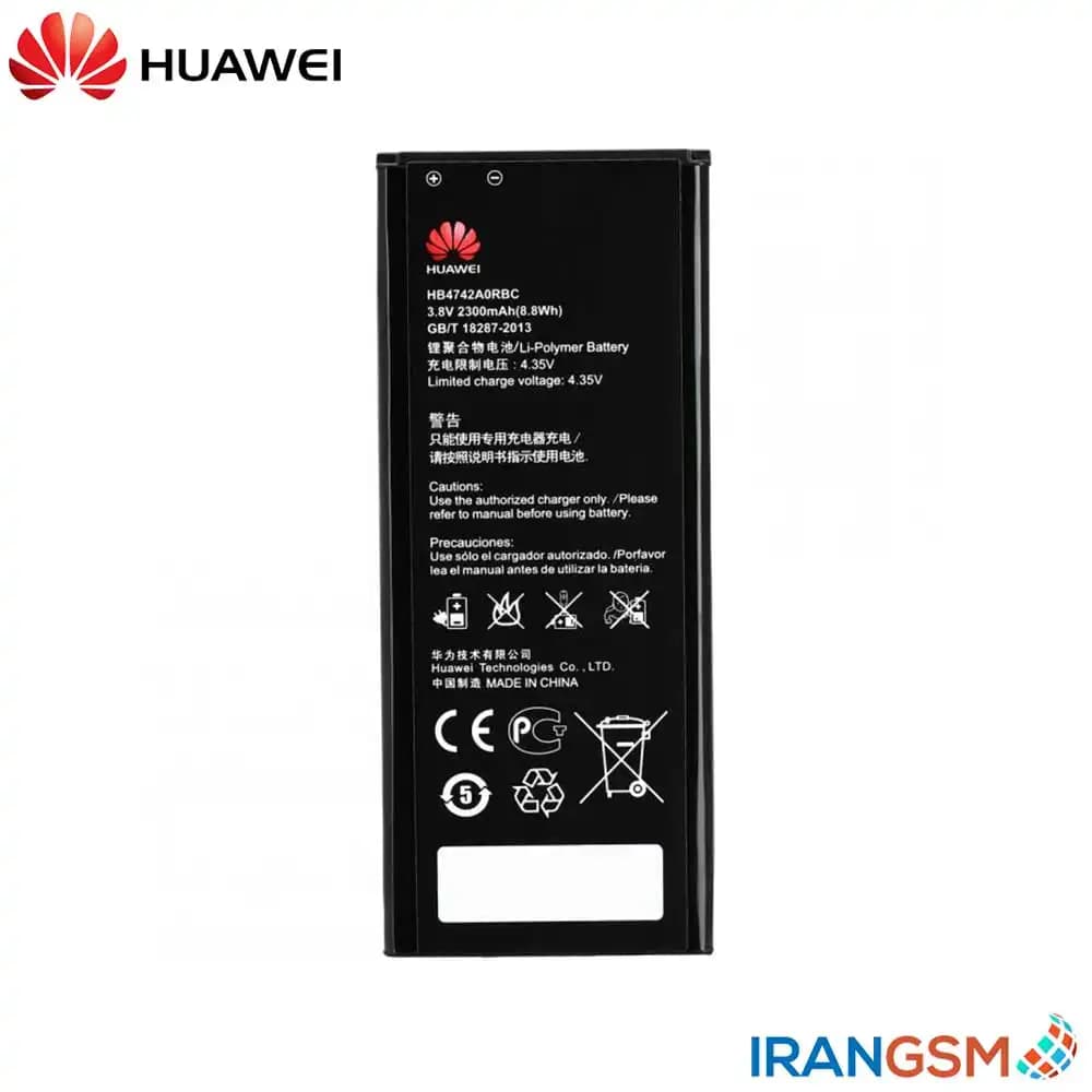باتری موبایل آنر Honor 3C مدل HB4742A0RBC
