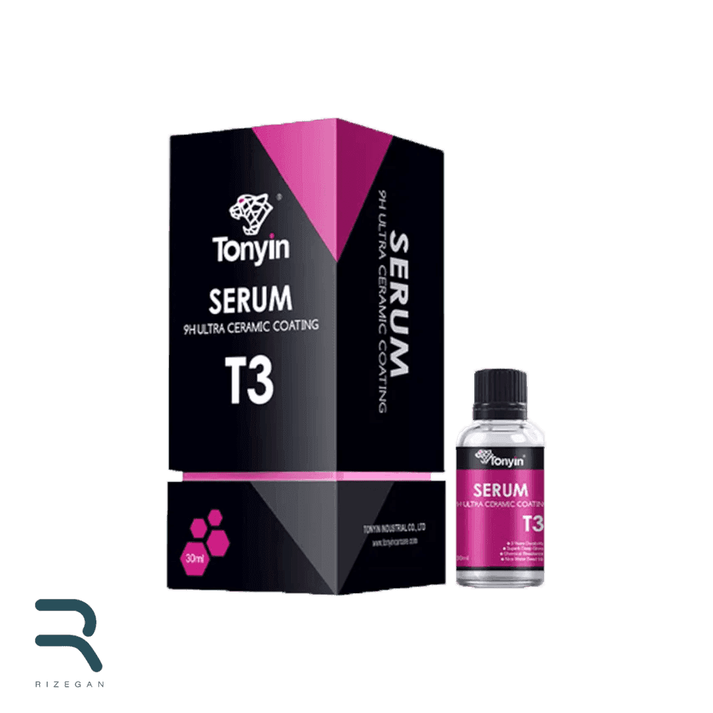 سرامیک بدنه خودرو تونین 50 میلی لیتری تی3 SERUM 9H ULTRA CERAMIC COATING T3