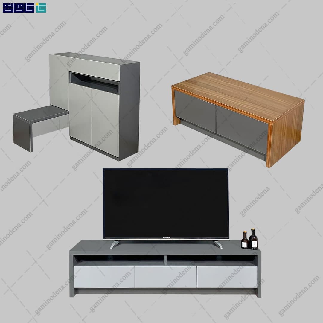 ست میز تلویزیون، جاکفشی و جلومبلی آران