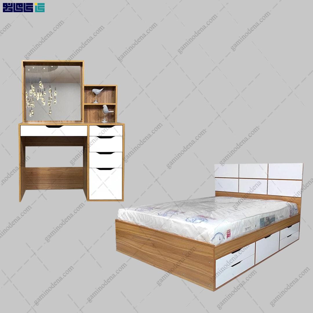ست تخت خواب و میز آرایش مدرن سورن