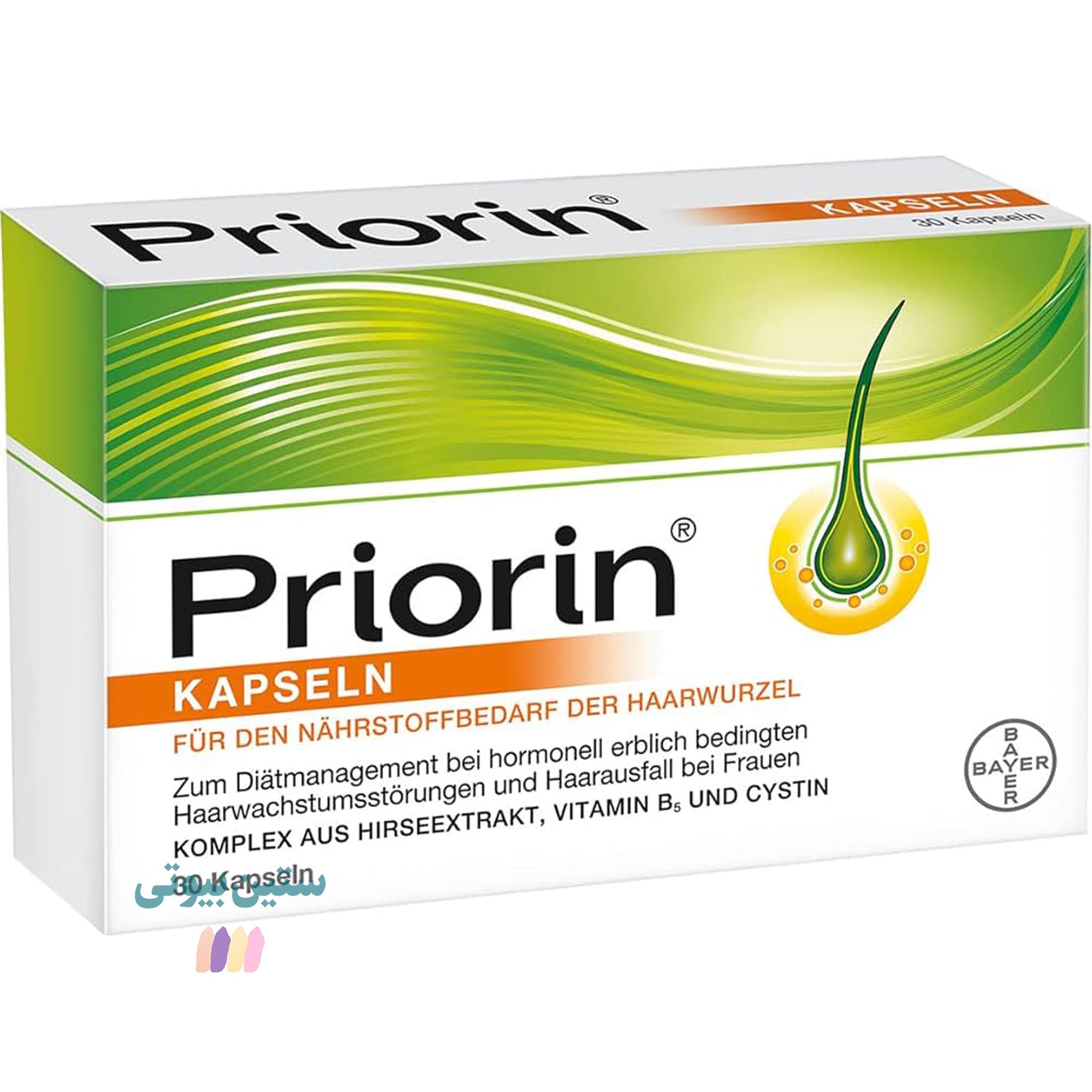 کپسول مکمل خوراکی پریورین آلمانی (Priorin ) شیت 30 عددی