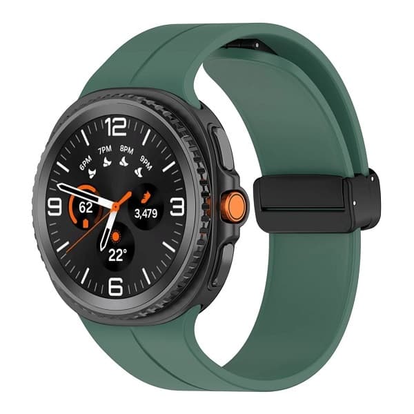 بند سیلیکونی ساعت سامسونگ گلکسی Watch 8 Classic مدل Magnetic Buckle — تصویر ۳