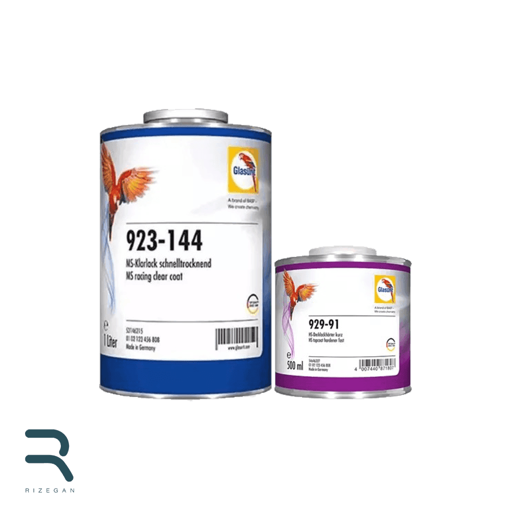 کیلر و هاردنر سریع خشک گلازوریت Glasurit 923-144 MS-RACING CLEAR