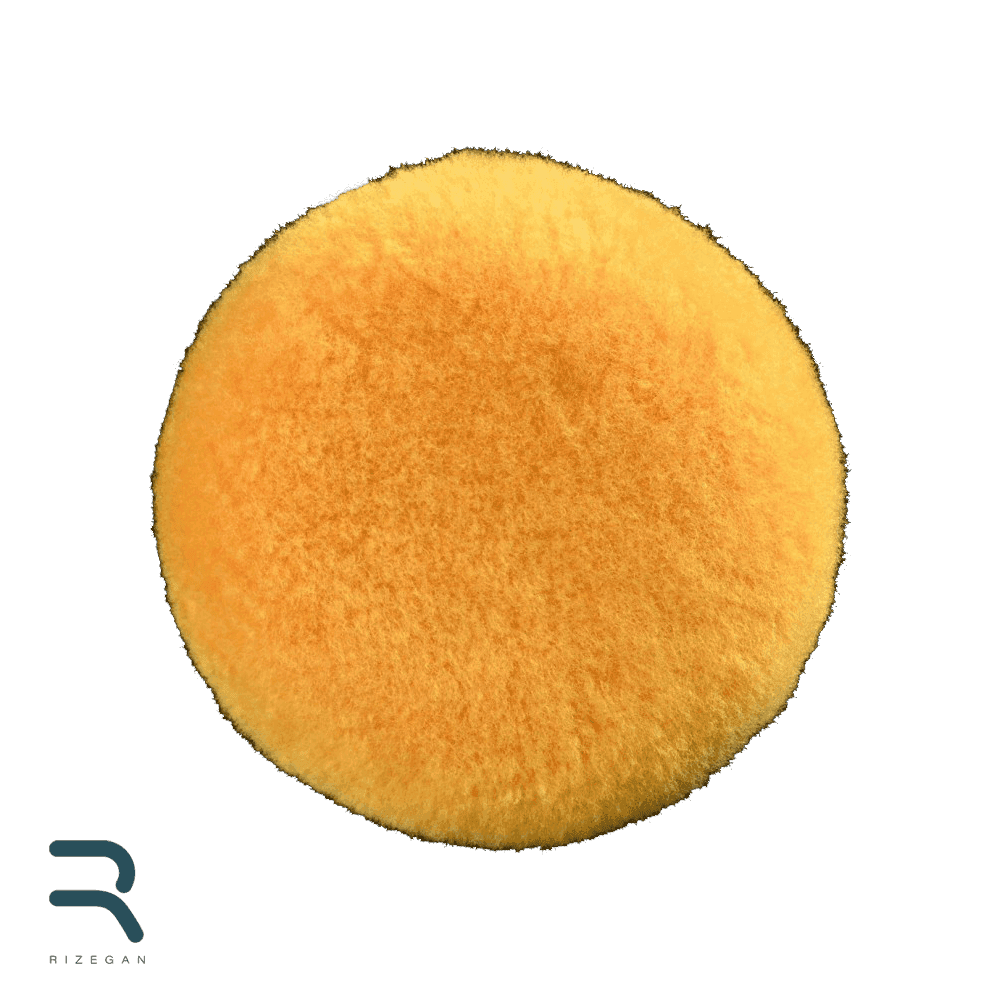 پد پوليش پوست بره دهانه دار زبر نارنجی يو اف اس UFS Lambskin Crater Polishing Pad — تصویر ۲