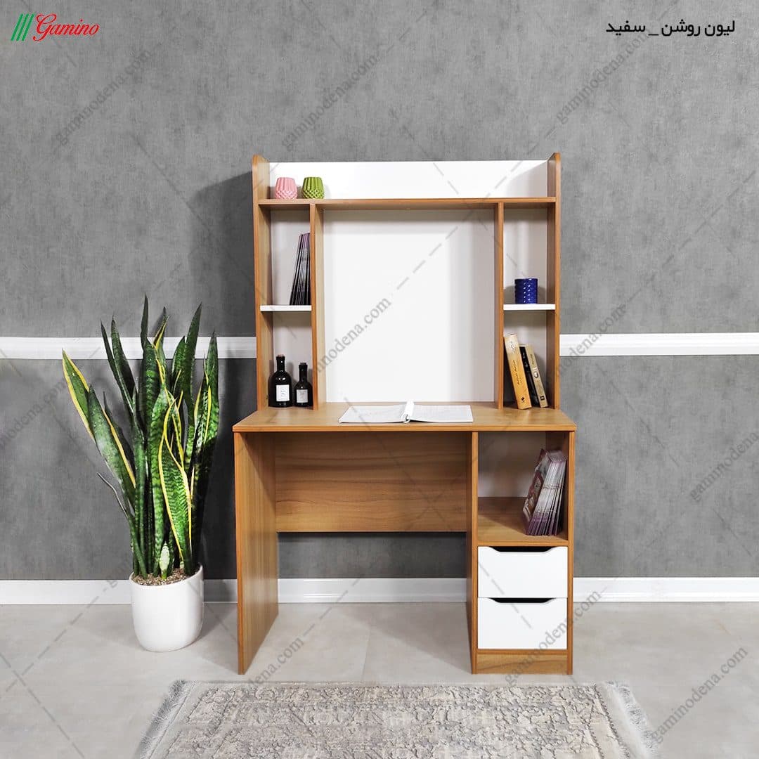 ست میز تحریر و کتابخانه مدرن همراز — تصویر ۲