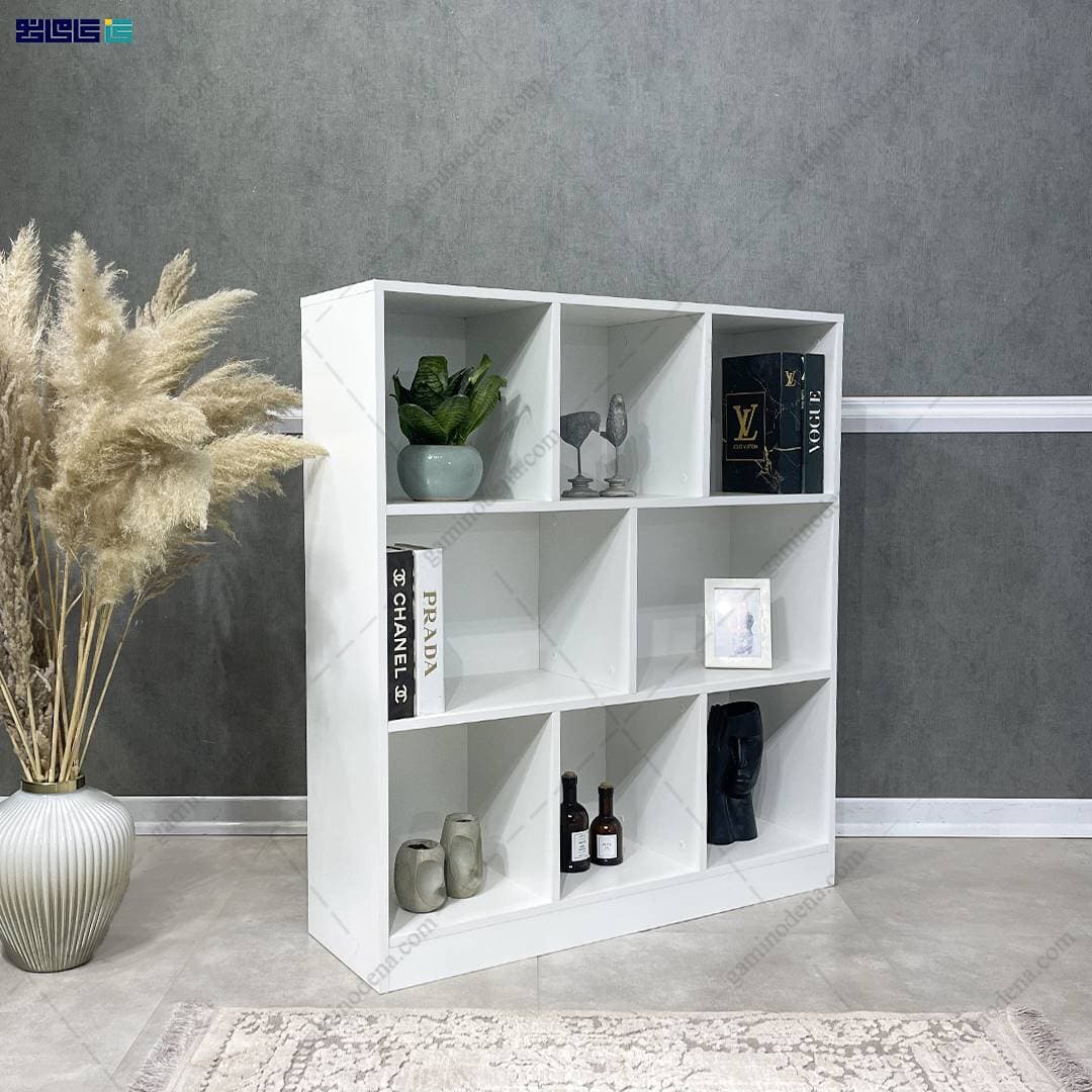 ست میز تحریر و کتابخانه کشودار آیلا — تصویر ۵