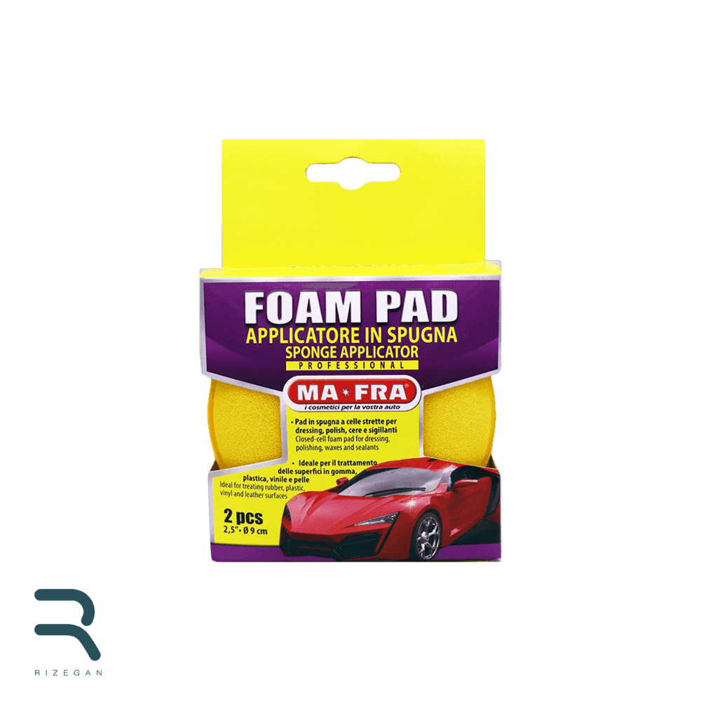 پد اسفنجی دو عددی اجرای واکس داشبورد Mafra Foam Pad