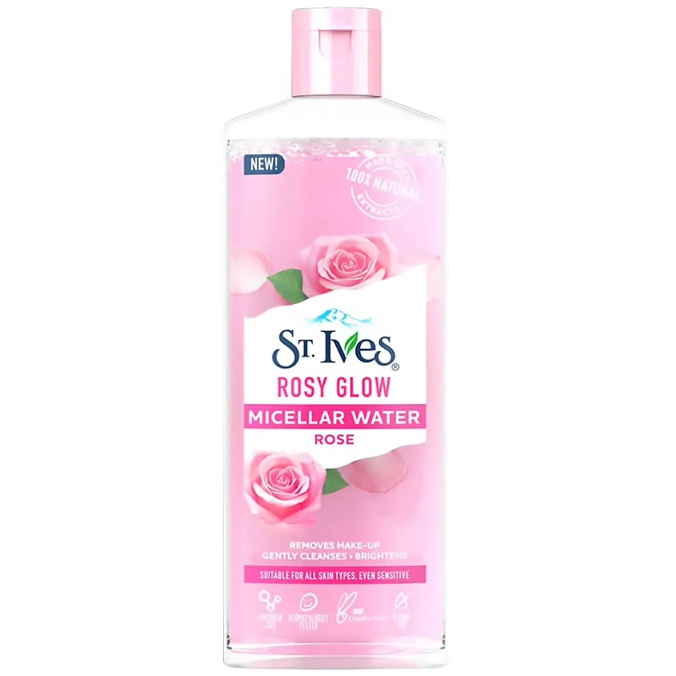 میسلار واتر سنت ایوز مدل Rosy Glow حجم 400 میلی لیتر — تصویر ۳