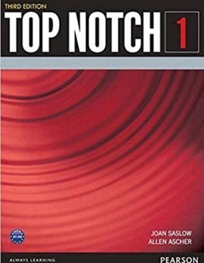 کتاب آموزشی تاپ ناچ 1 ویرایش دوم Top Notch 1 2rd