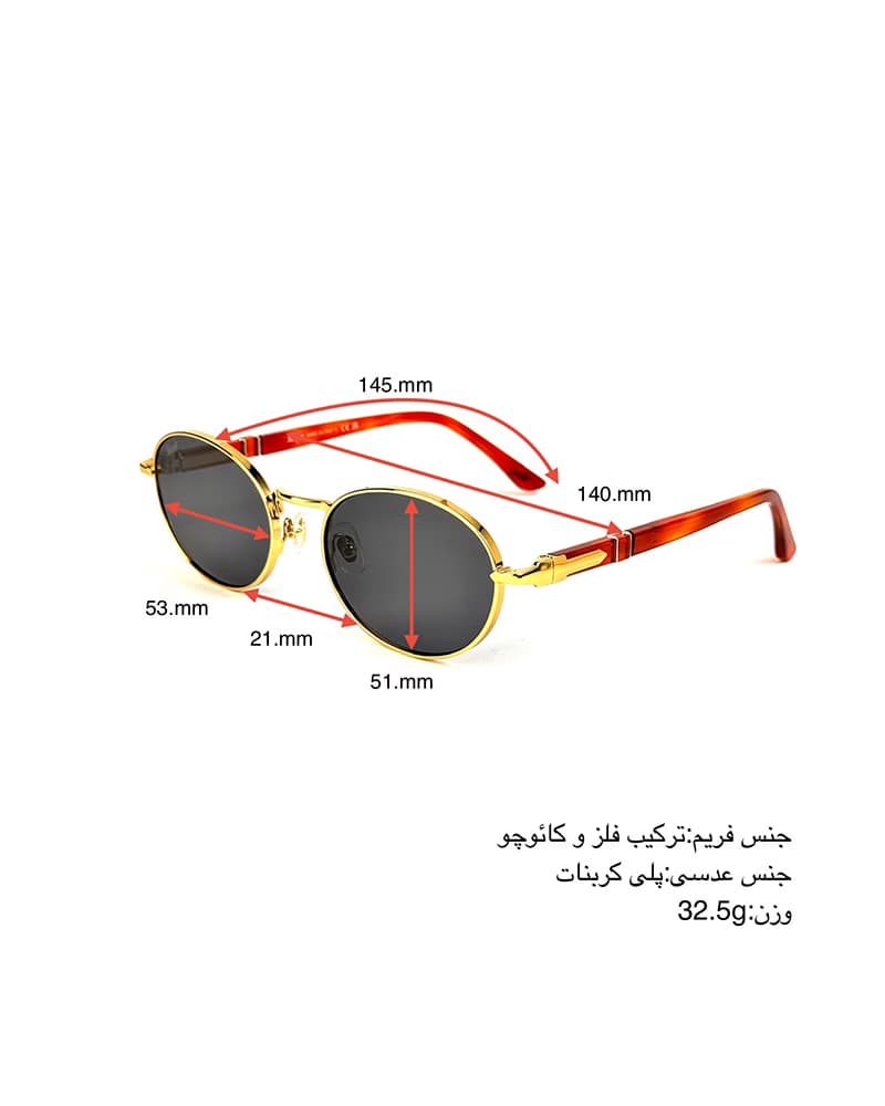 عينک آفتابی زنانه پرسول مدل PERSOL IDA 1018-S — تصویر ۵