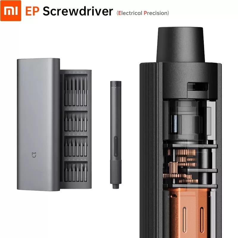 پیچ گوشتی شارژی شیائومی Xiaomi Electric Precision Screwdriver Kit MJDDLSD003QW دارای 24 سری