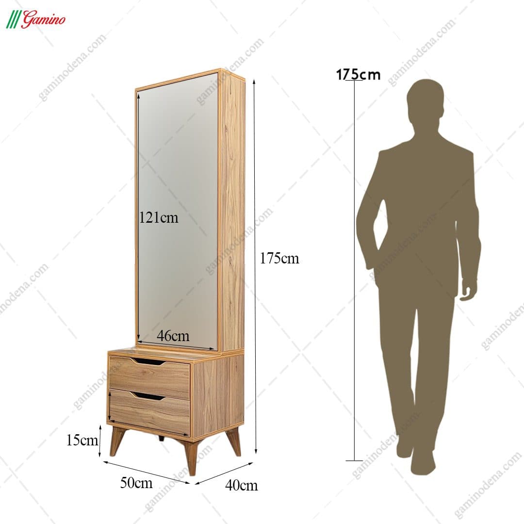 ست کمد و میز آرایش شیک و ساده آلما — تصویر ۵