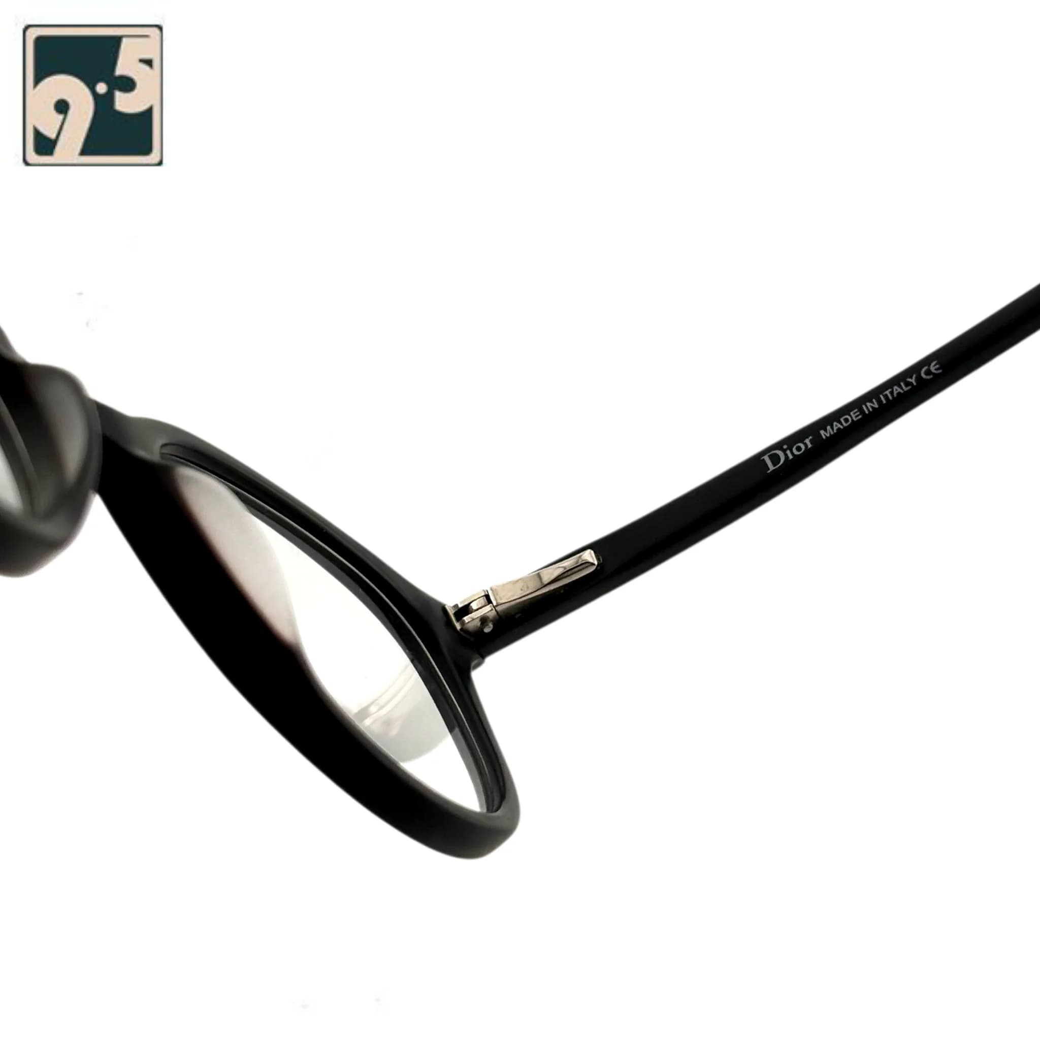 عینک مینیمال گرد دیور مشکی Dior — تصویر ۵