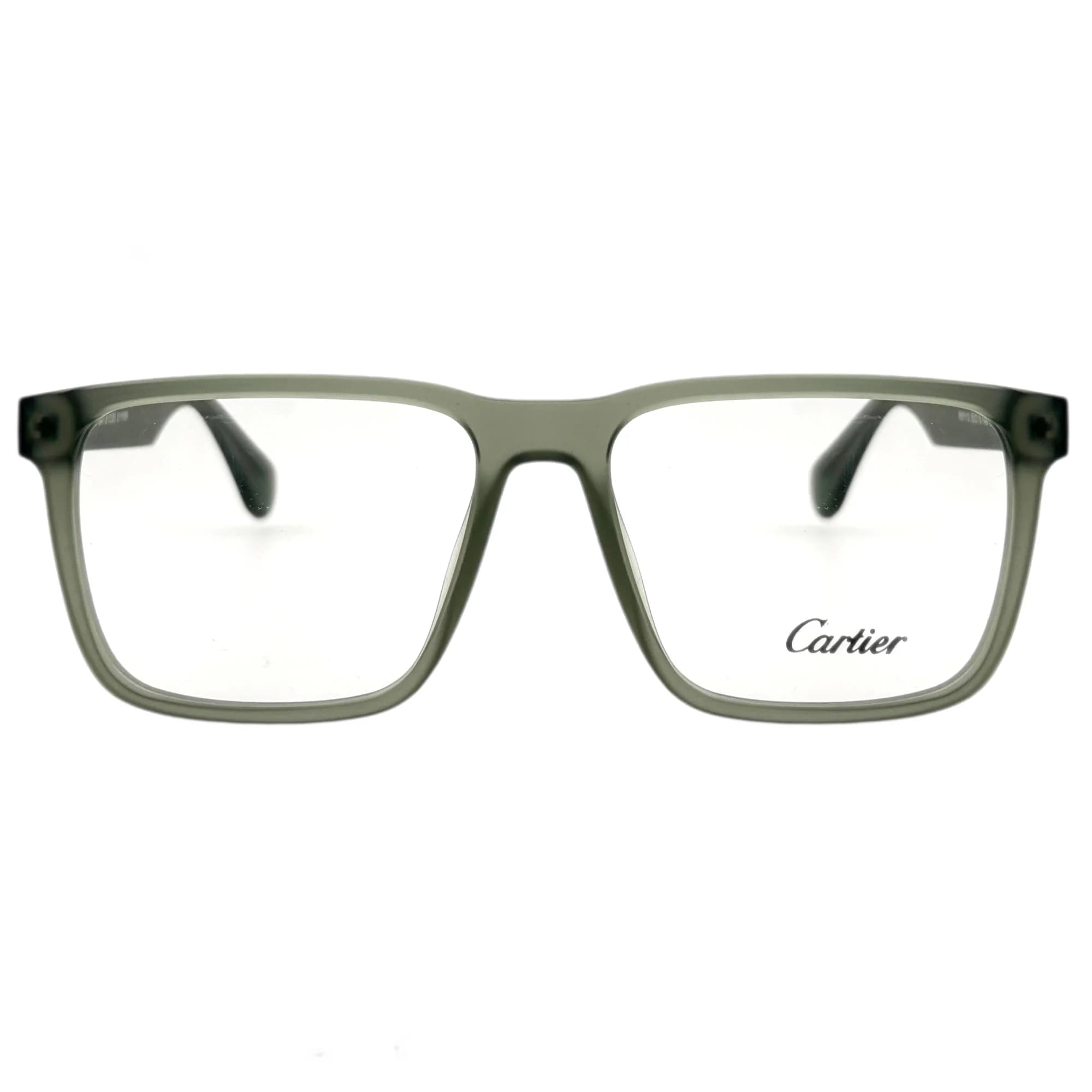 عینک طبی مستطیل سبز کارتیه Cartier