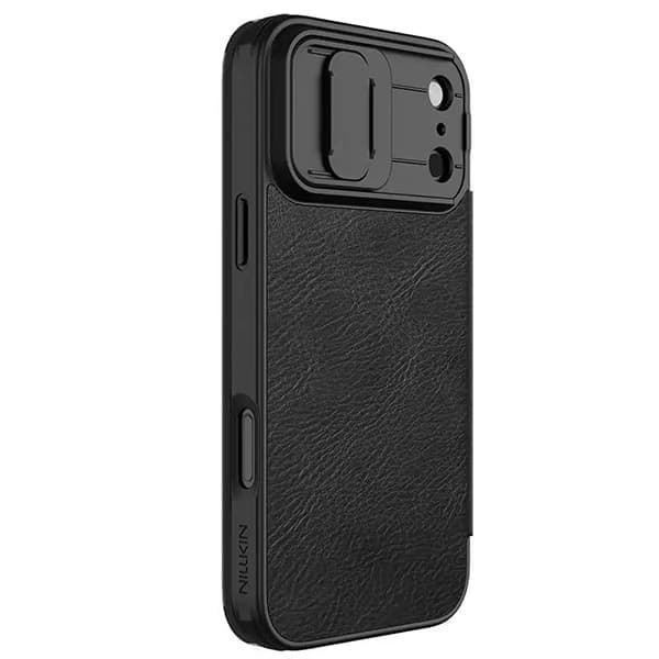 کیف چرمی گوشی اپل ایفون 17 پرو مکس مدل نیلکین Qin Pro — تصویر ۳